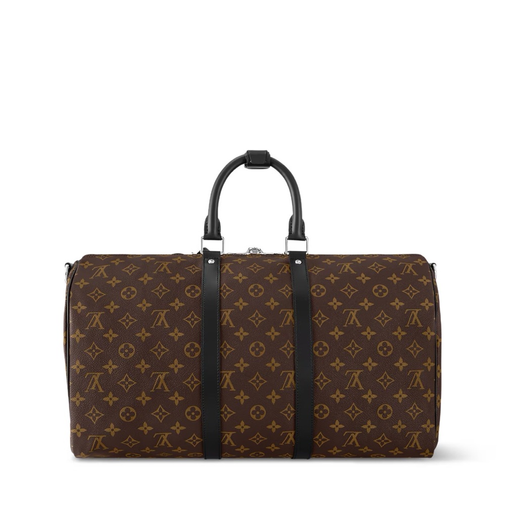 Louis Vuitton Brown Monogram Keepall Bandoulière 50 Travel Duffle